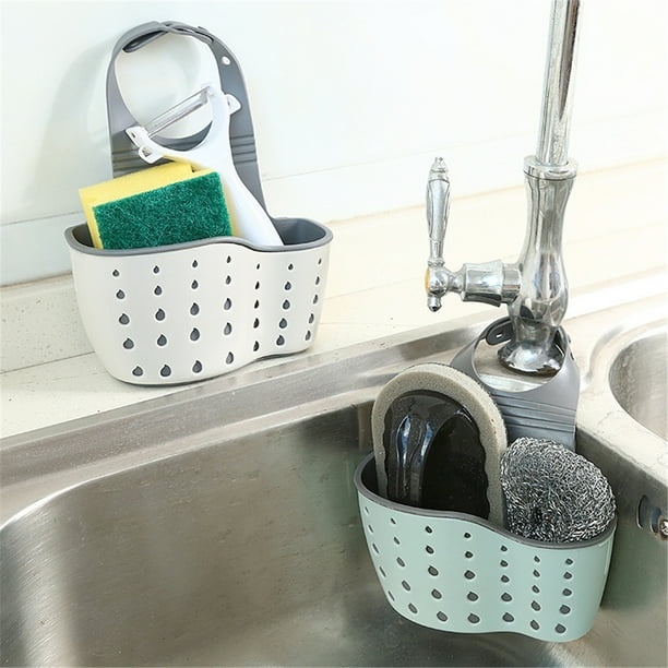 Suction Cup Dishwashing Sponge Holder Hanging Storage Rack Drain Rack Sink Shelf Suction Cup Dishwashing Sponge Holder Hanging Storage Rack Drain Rack Sink Shelf